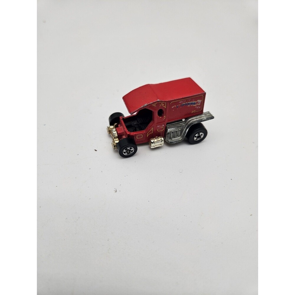 Vintage 1976 Hot Wheels T-Totaller Express Red Blackwall Hong Kong Diecast